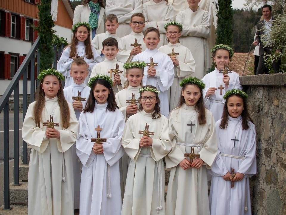 Erstkommunion Wuppenau (Gruppe Schönholzerswilen)