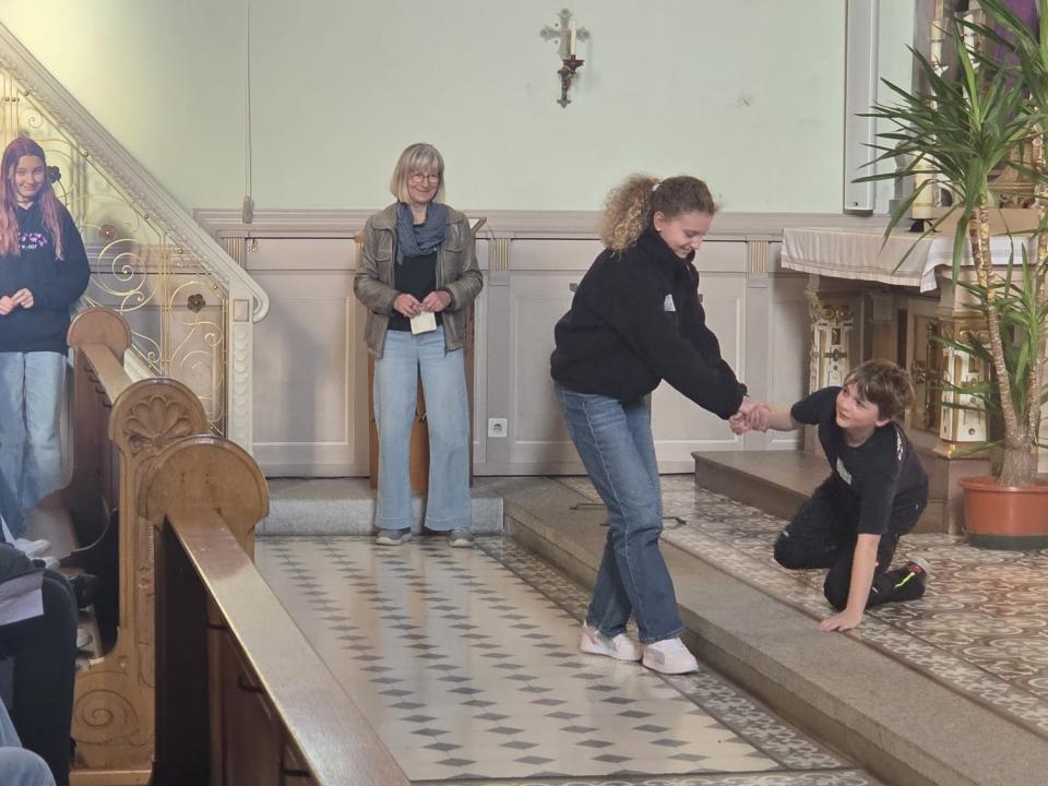 Pantomime "Der barmherzige Samariter"