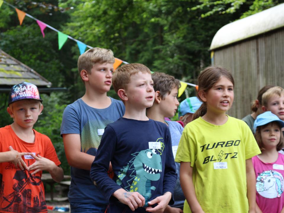 Singen für die Gäste