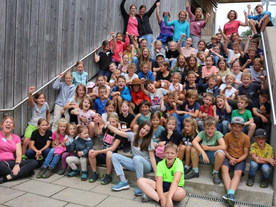 eine aufgestellte Gruppe