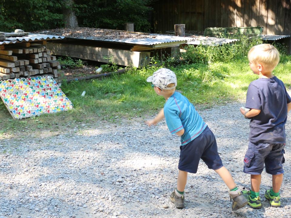 die Ehrgeizigen üben später noch