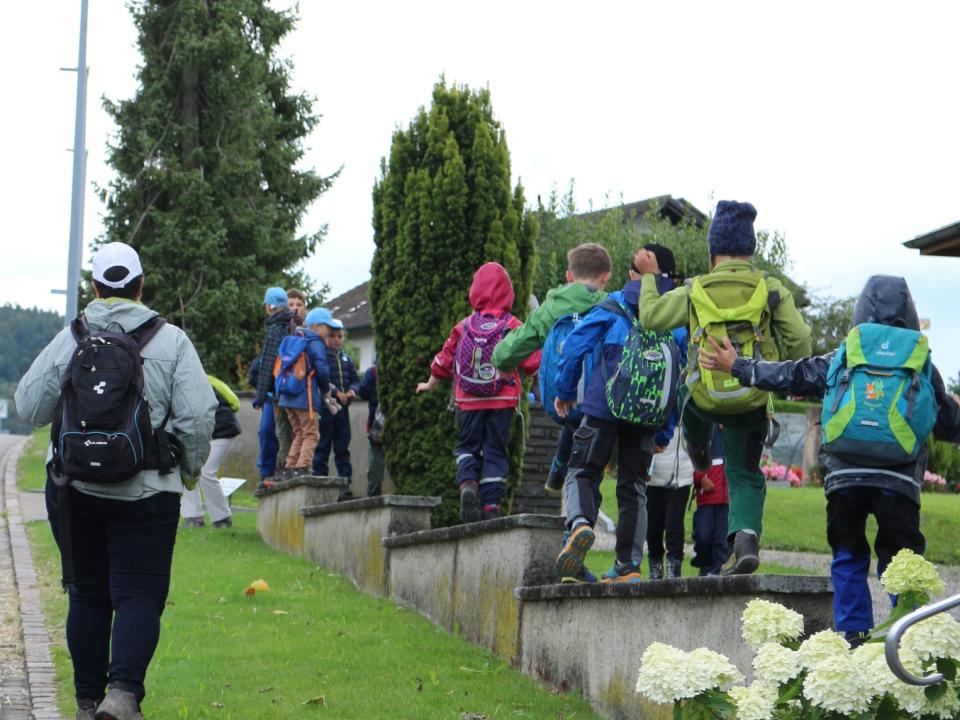 Wir machen uns auf den Weg