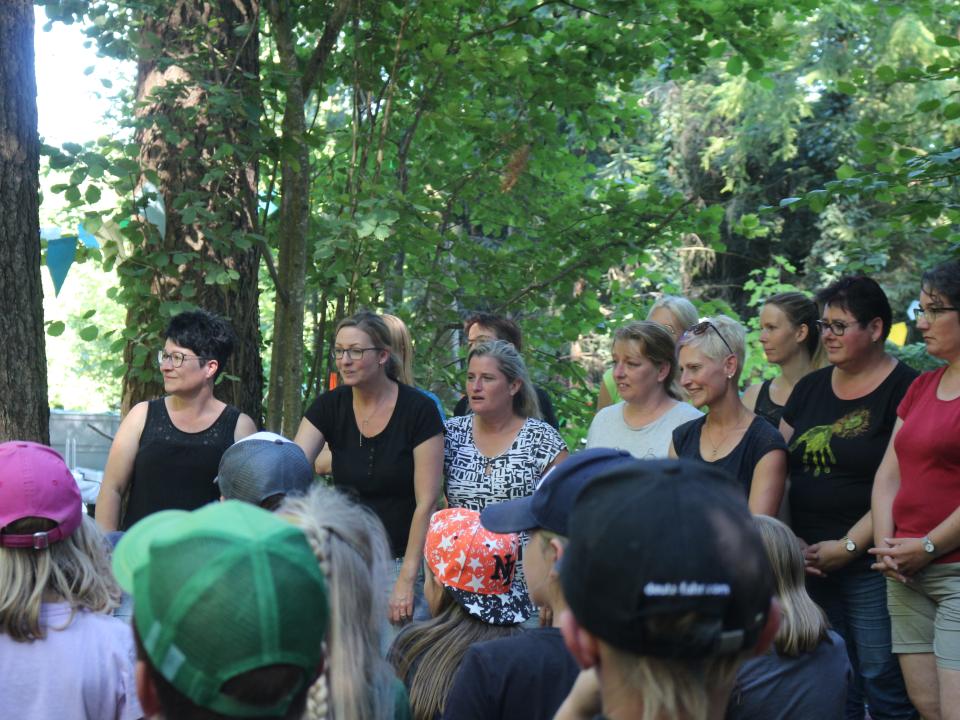 Dankeschön an das Leiterteam