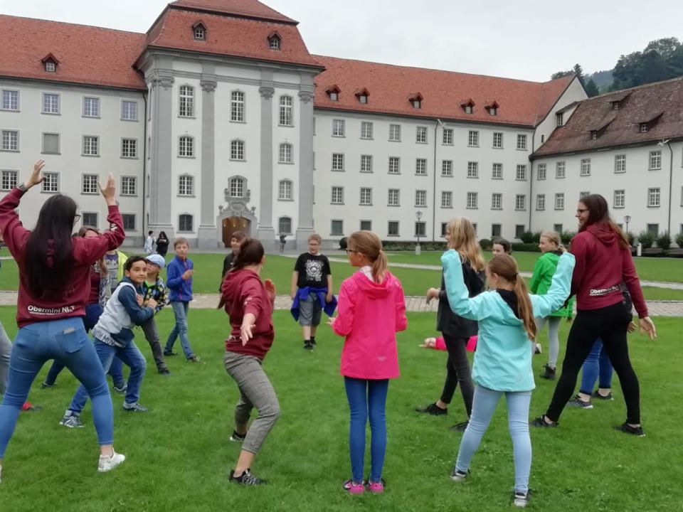 Minireise St Gallen 2020 Spieli am Klosterplatz