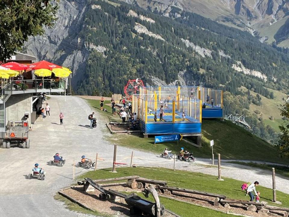 Mountain-Carts fahren