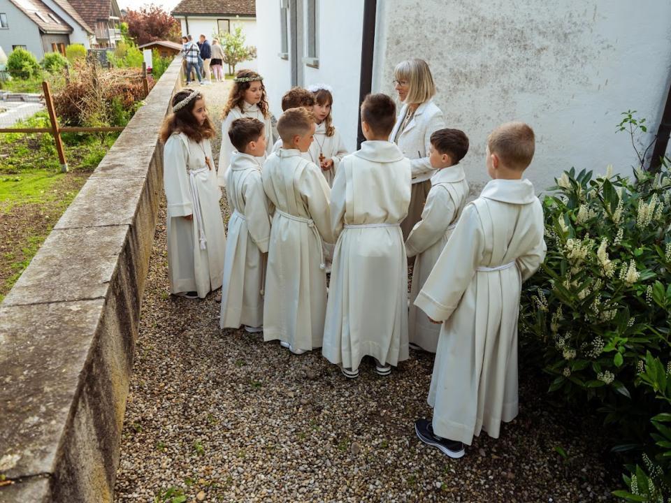 Einzug in die Kirche
