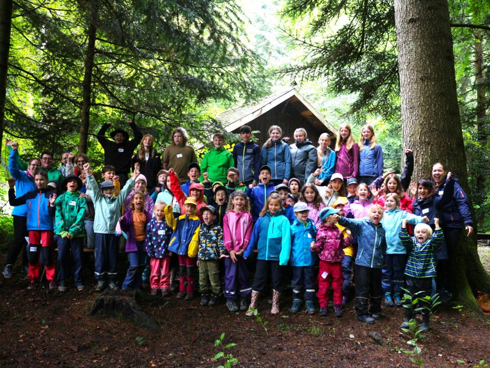 der Regen macht uns nichts aus...