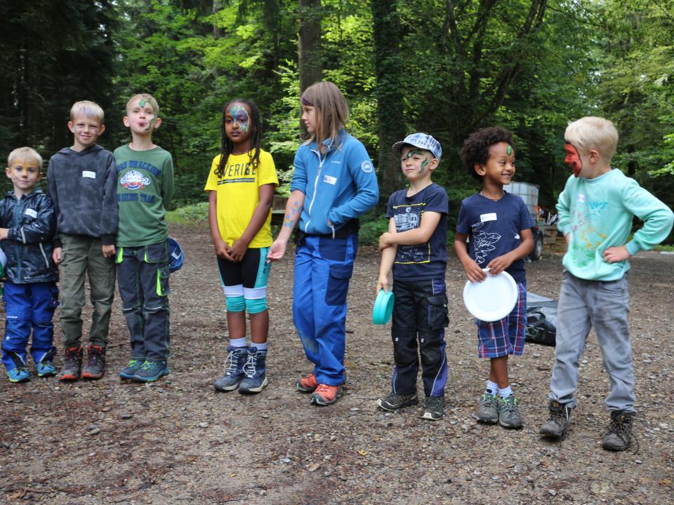 Dank an die Schminkgruppe