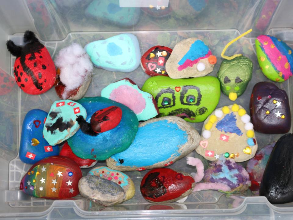 Steine als Zeichen der Freundschaft