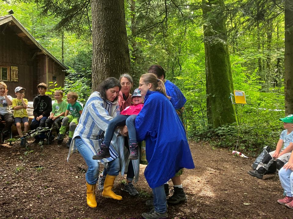 Tragearten ausprobieren