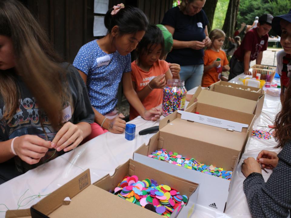 so viel Bastelmaterial