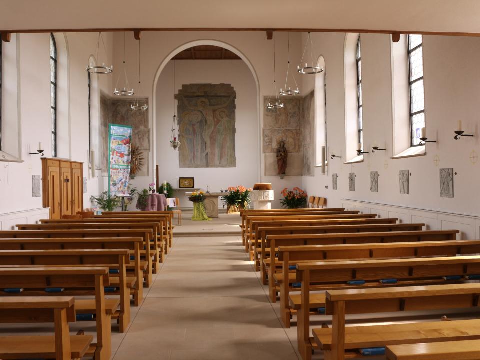 Kirche Wertbühl innen