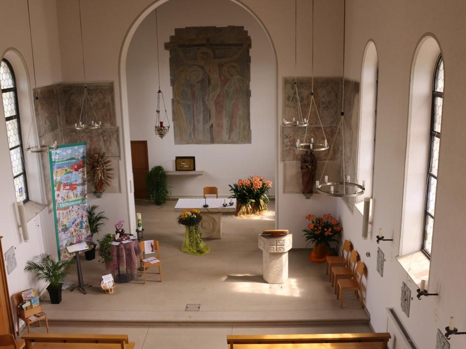 Kirche Wertbühl innen