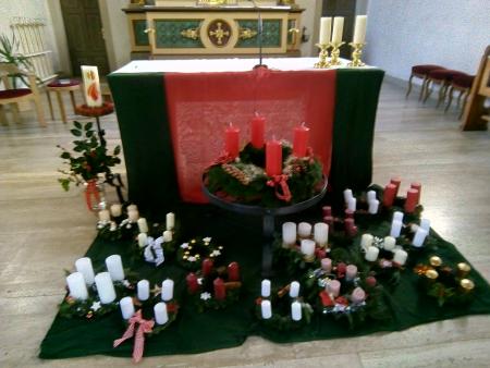 Adventskranzbasteln in Bettwiesen