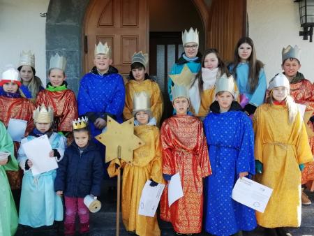 Die Sternsinger waren unterwegs