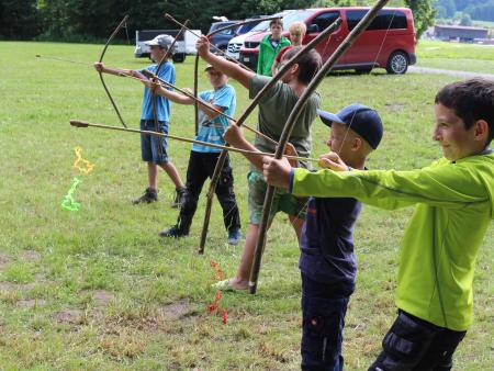 Pfeil und Bogen Test