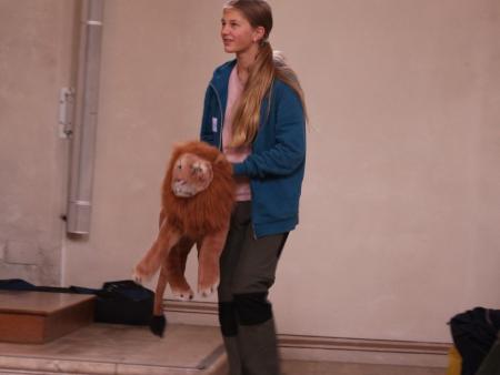 böse Tiere greifen die Schafe an