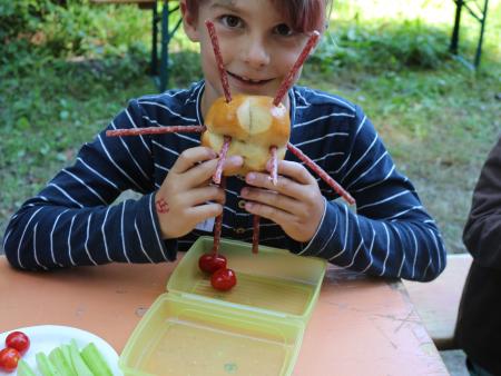 kreatives Mittagessen