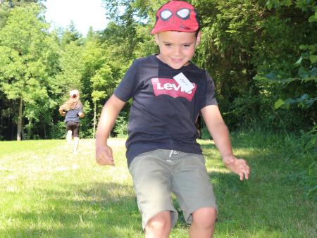 voller Einsatz bei der Staffette