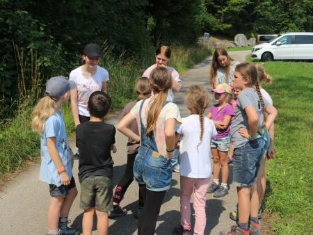 Besprechung der Tanzgruppe