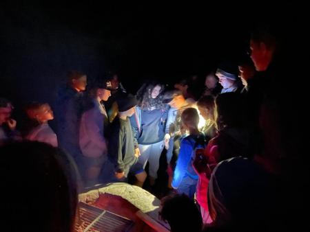 Lagerfeuer zum Abschluss