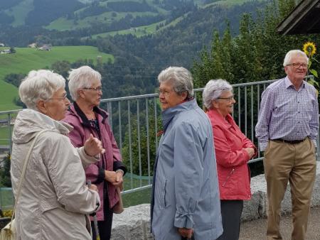 die Aussicht geniessen