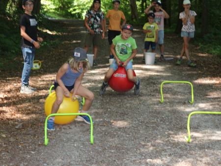 Sportblock mit Simon und Lucca