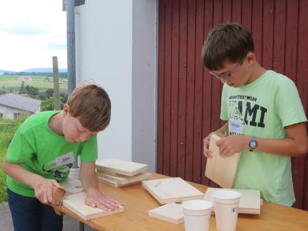 Teamwork Vogelhäuschen