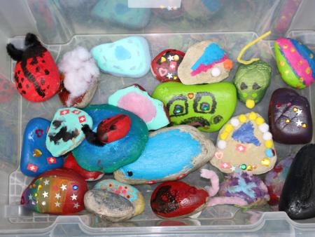 Steine als Zeichen der Freundschaft