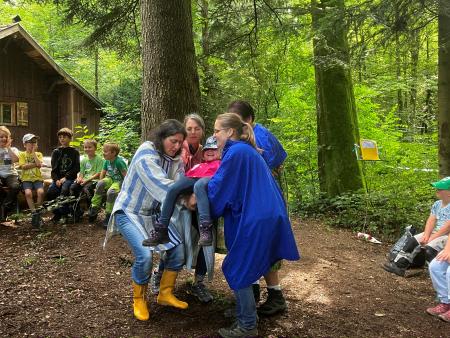 Tragearten ausprobieren