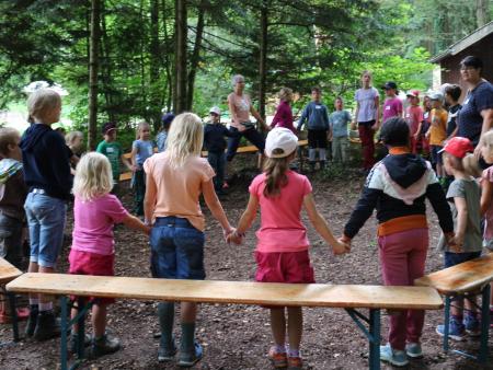 als Freunde unterwegs