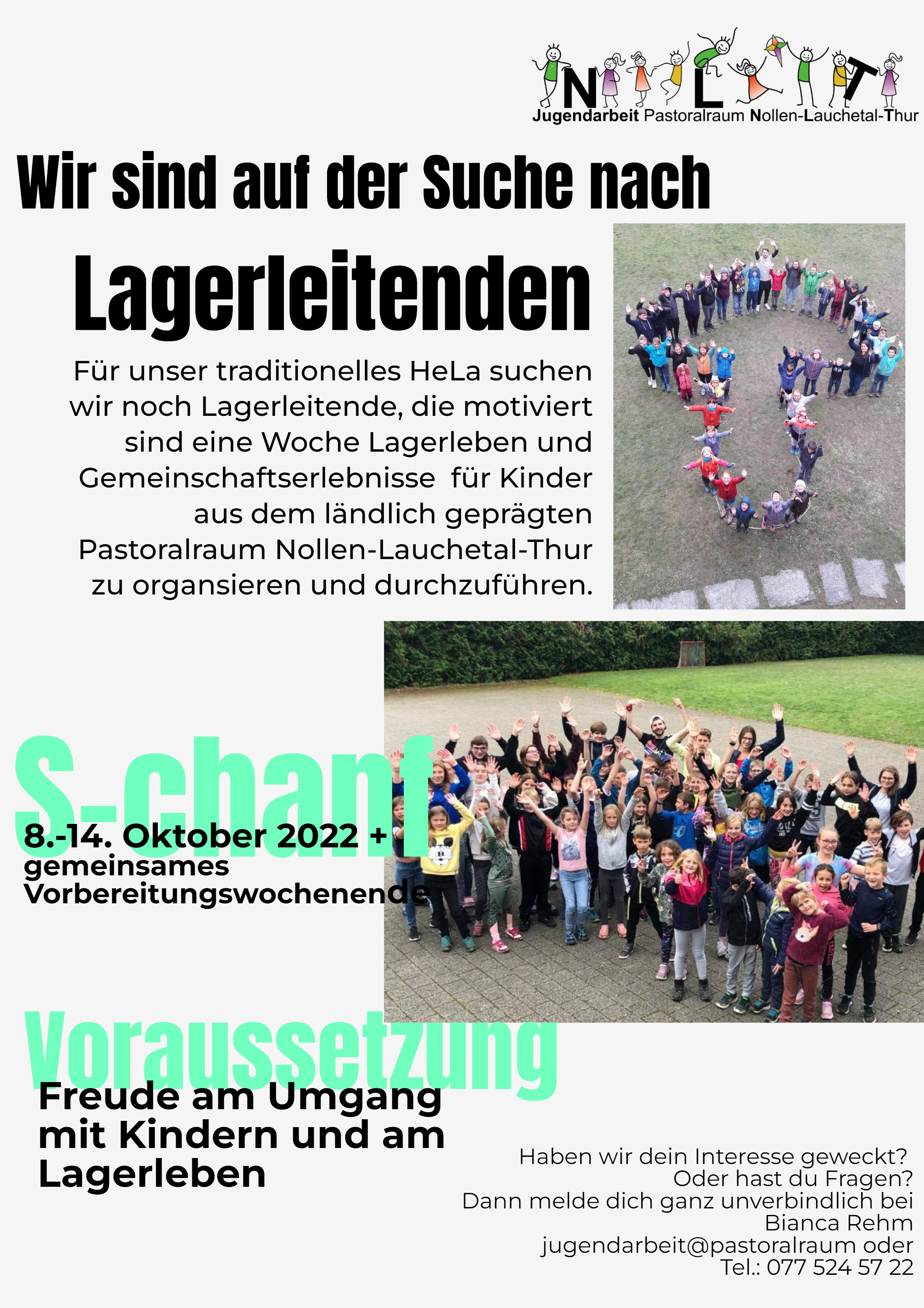 Flyer Leitersuche